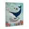 Stupell Industries Scuba Diver Among Whales Canvas Wall Art Design by Irene Chan